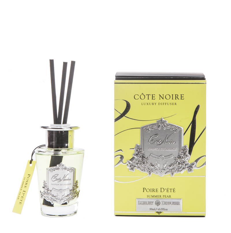 Cote Noire Diffuser Set 90ml - Summer Pear - Silver GMSS15014