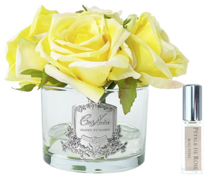 Cote Noire Perfumed Natural Touch 5 Roses - Clear - Yellow - GMR68- NEW