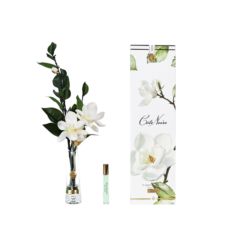 Cote Noire Summer Magnolia - White & Gold -NEW- SMG01