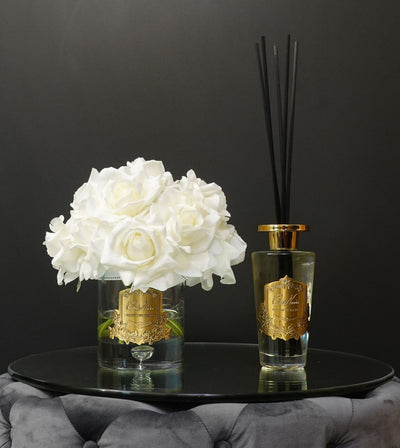 Cote Noire Luxury Grand Bouquet - White - Gold Badge - LTW11