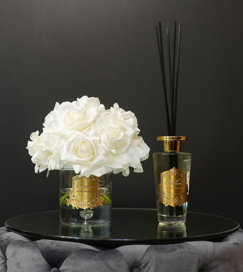 Cote Noire Luxury Grand Bouquet - White - Gold Badge - LTW11