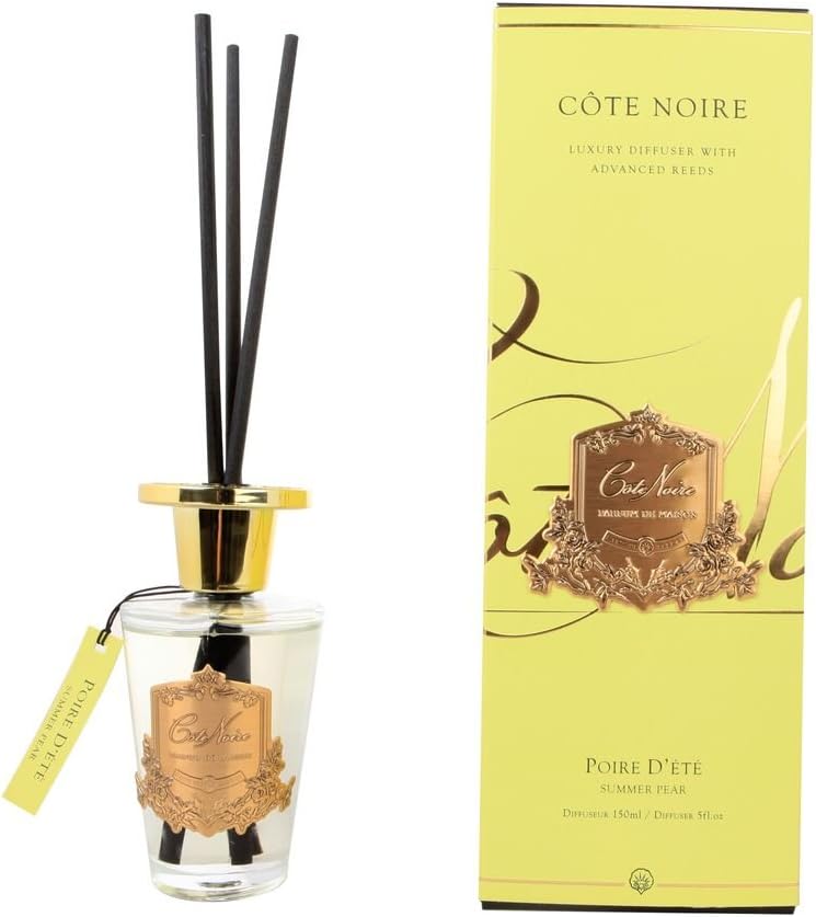 Cote Noire Diffuser Set Gold 150 mL - Summer Pear GMDL15014