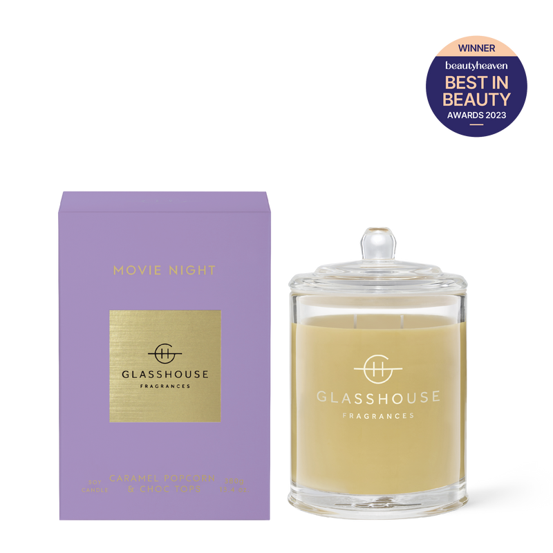Glasshouse Fragrances Movie Night Candle 380g