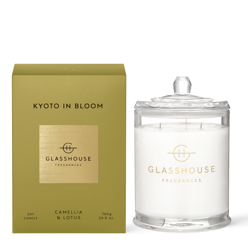 Glasshouse Fragrances Kyoto In Bloom 760g Candle