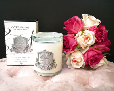 Cote Noire Premium Rose Bud Bouquet - Mixed Magenta & Blush - Dark Glass - MBG01