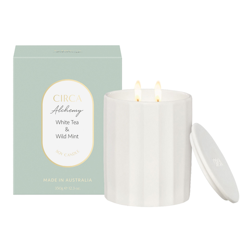 Circa Home White Tea & Wild Mint Candle 350g