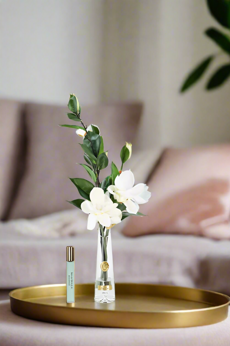 Cote Noire Summer Magnolia - White & Gold -NEW- SMG01