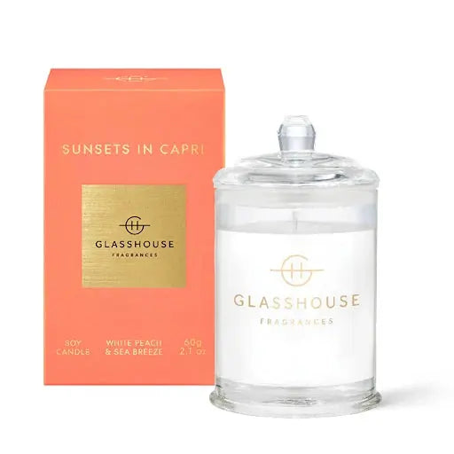 Glasshouse Fragrances Sunsets In Capri Triple Scented 60g Candle