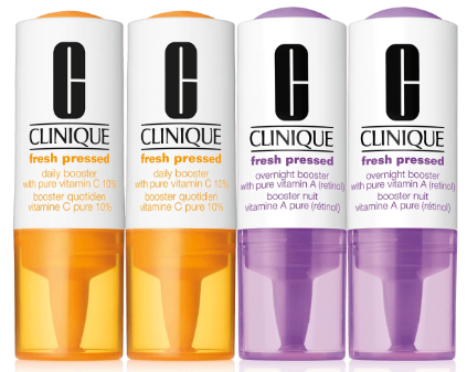 Clinique Fresh Pressed Clinical™ Daily + Overnight Boosters with Pure Vitamins C 10% + A (retinol) 2+2