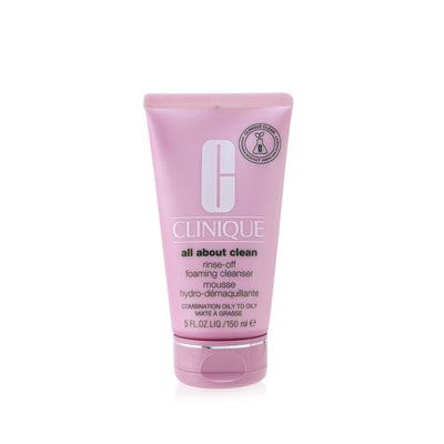 Clinique All About Clean Rinse-Off Foaming Cleanser - For Combination Oily to Oily Skin  150ml/5oz