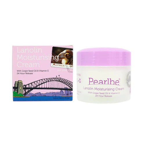 Pearlbe Lanolin Cream Grape seed Harbour Bridge 100g Exp: 03/2026