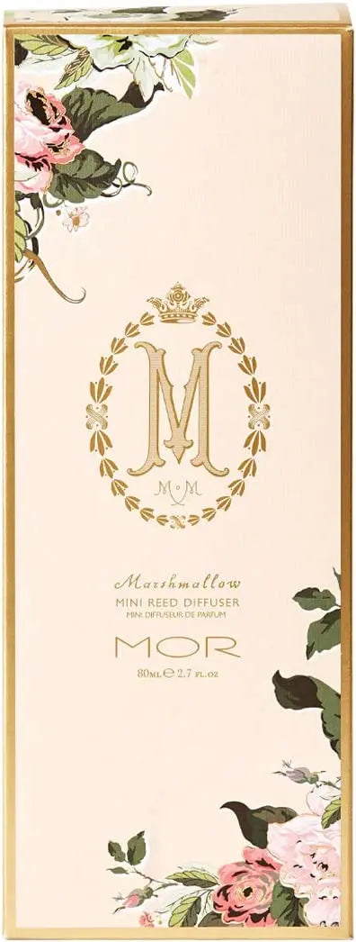 MOR Boutique Marshmallow Mini Reed Diffuser, 80ml MOR