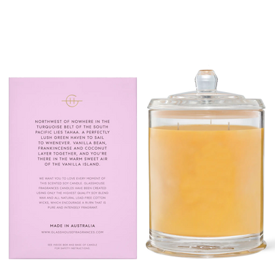 Glasshouse Fragrances A Tahaa Affair 760g Candle Glasshouse