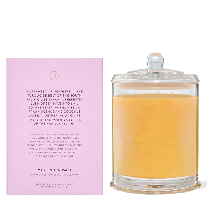 Glasshouse Fragrances A Tahaa Affair 760g Candle Glasshouse