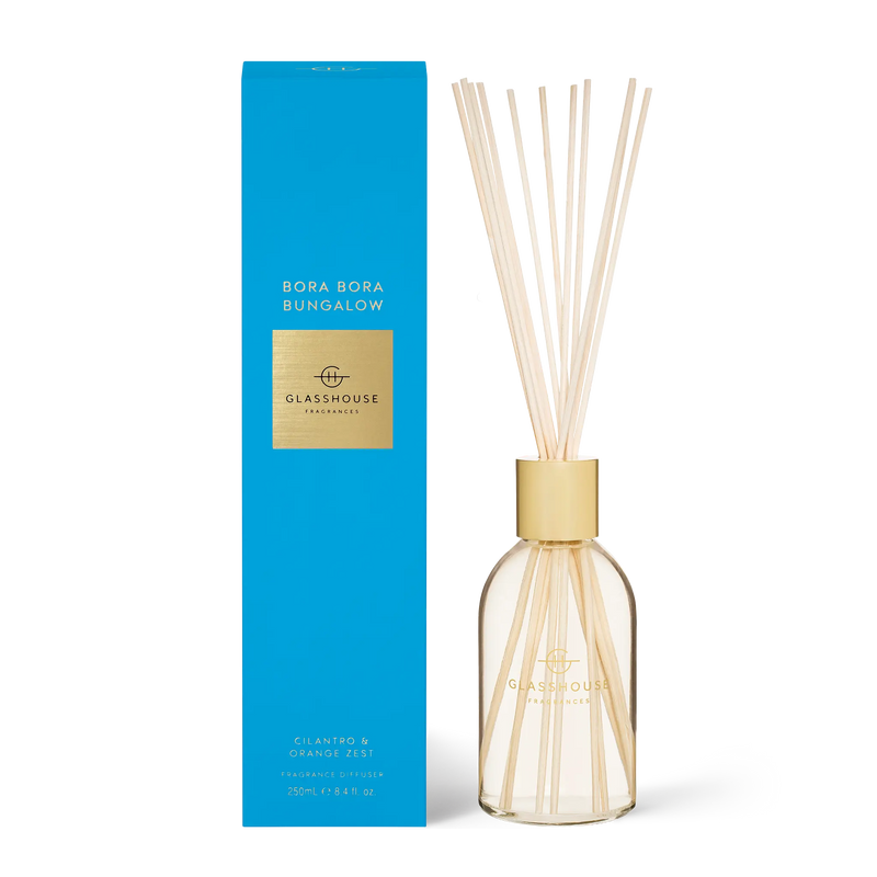 Glasshouse Fragrances Bora Bora Bungalow 250mL Diffuser Glasshouse