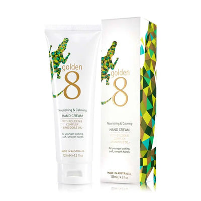 Golden 8 Nourishing & Calming Hand Cream with Complex Crocodile Oil 125ml Golden 8