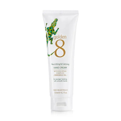 Golden 8 Nourishing & Calming Hand Cream with Complex Crocodile Oil 125ml Golden 8