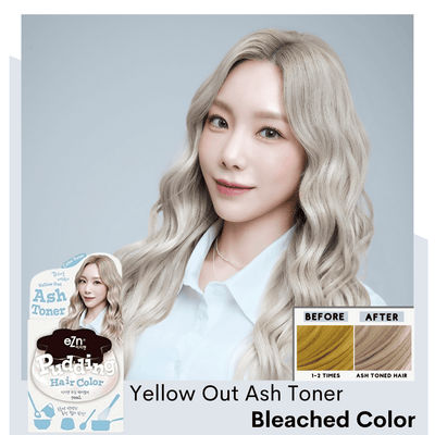 eZn Taeyeon's Pick Pudding Hair Colour Yellow Out Ash Toner