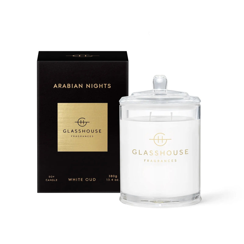 Glasshouse Fragrances Arabian Nights 380g Candle Glasshouse