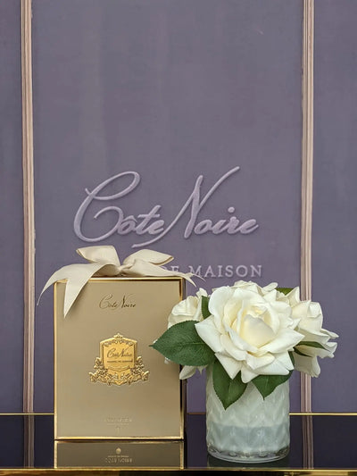 Cote Noire - Herringbone Flower Cream - Champagne Roses - HCF02 Cote Noire