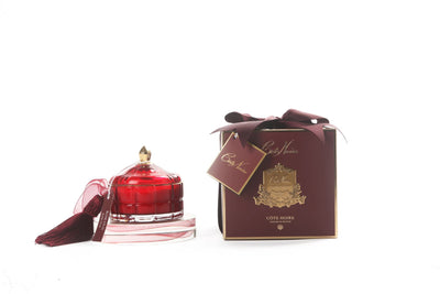 Cote Noire Art Deco Candle - Red & Gold - Rose Oud - GML45017
