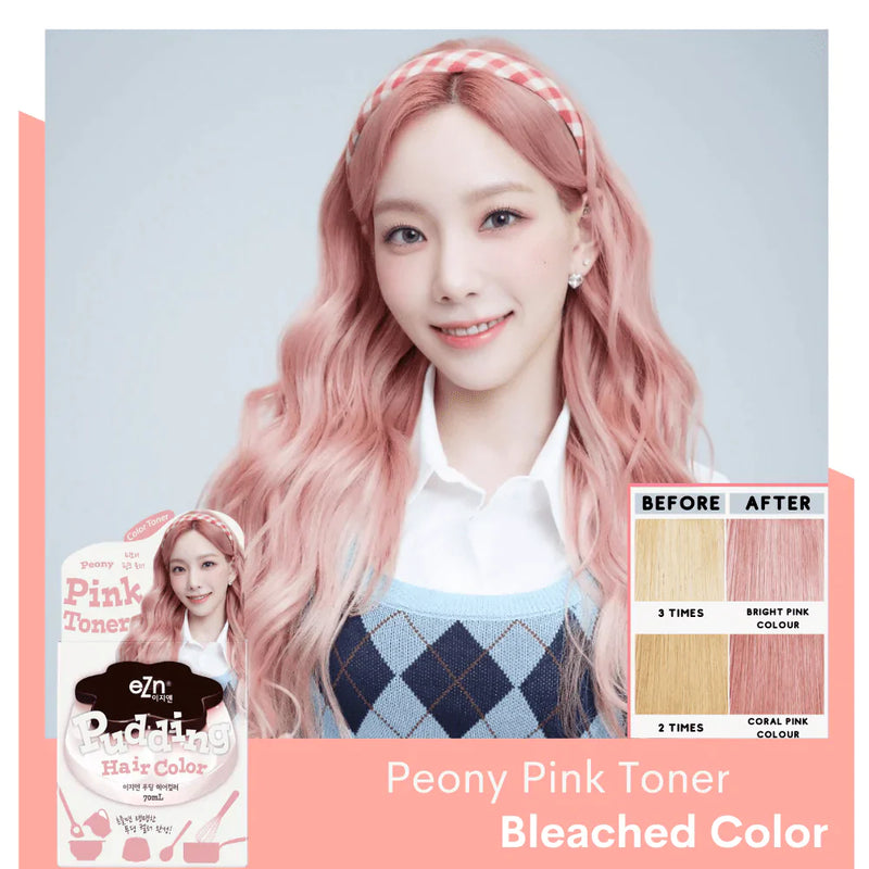 eZn Pudding Hair Color Peony Pink Toner