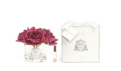 Cote Noire Perfumed Natural Touch 5 Roses - Clear - Carmine Red - Gmr64 Cote Noire