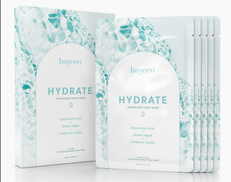 Bayeco Hydrate Instaplump Sheet Mask 5 Sheets